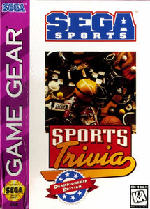 Sports Trivia: Championship Edition - Game Gear (Pre-owned)