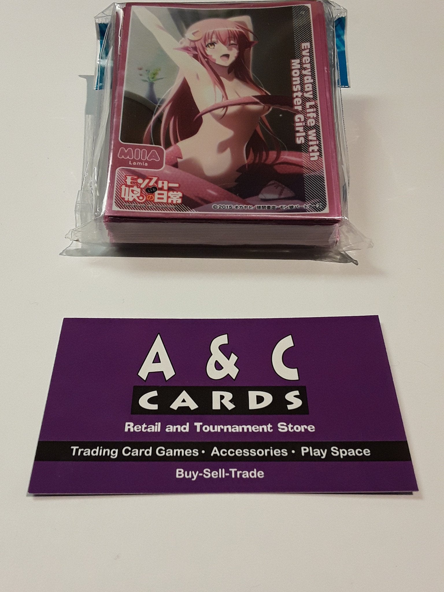 Character Sleeves "Lamia Mia" #1 - 1 pack of Standard Size Sleeves 65p A & C Games Character Sleeves "Lamia Mia" #1 - 1 pack of Standard Size Sleeves 65p A & C Games