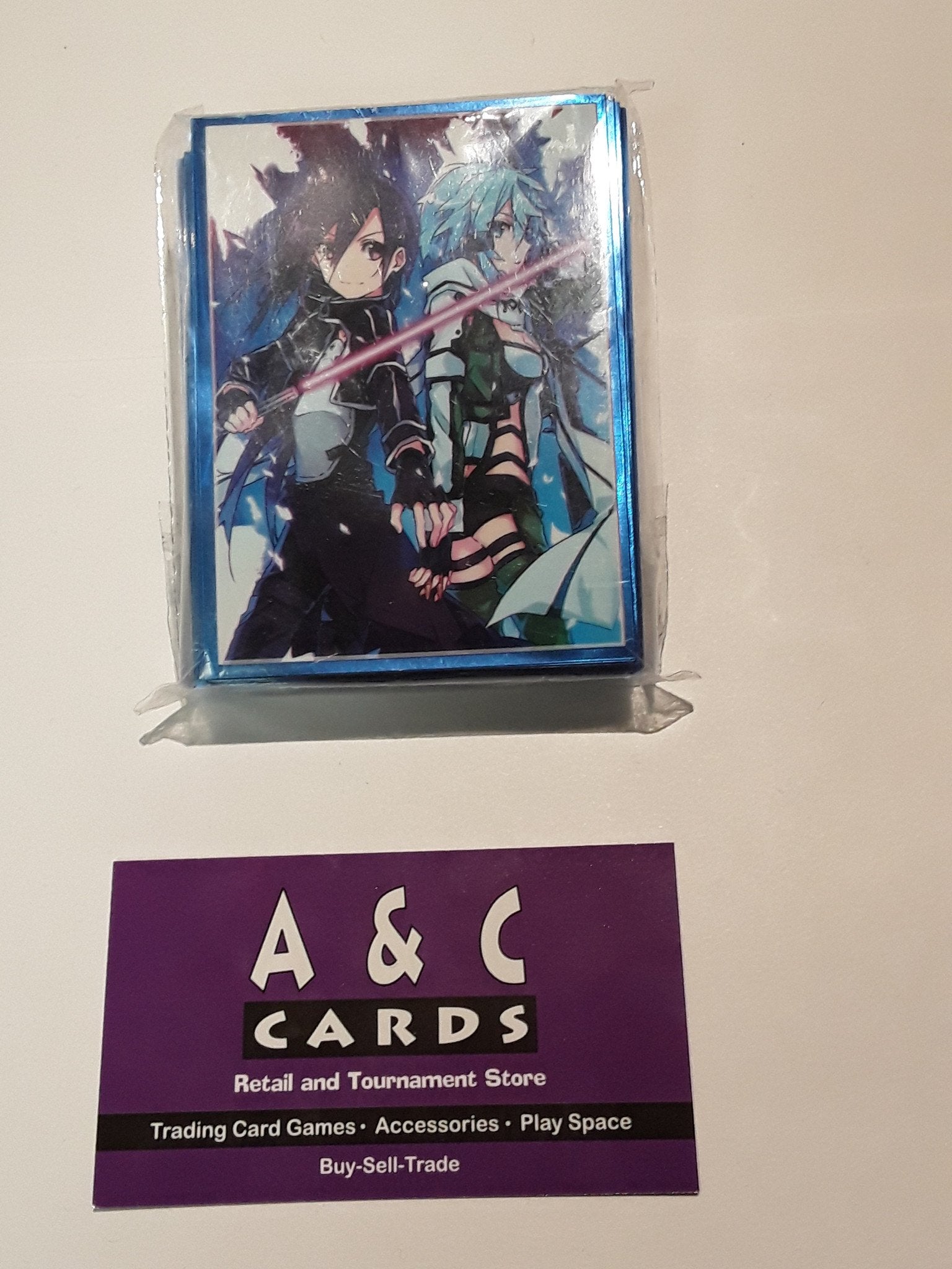 Character Sleeves "Sinon & Kirito" #1 - 1 pack of Standard Size Sleeves - Sword Art Online