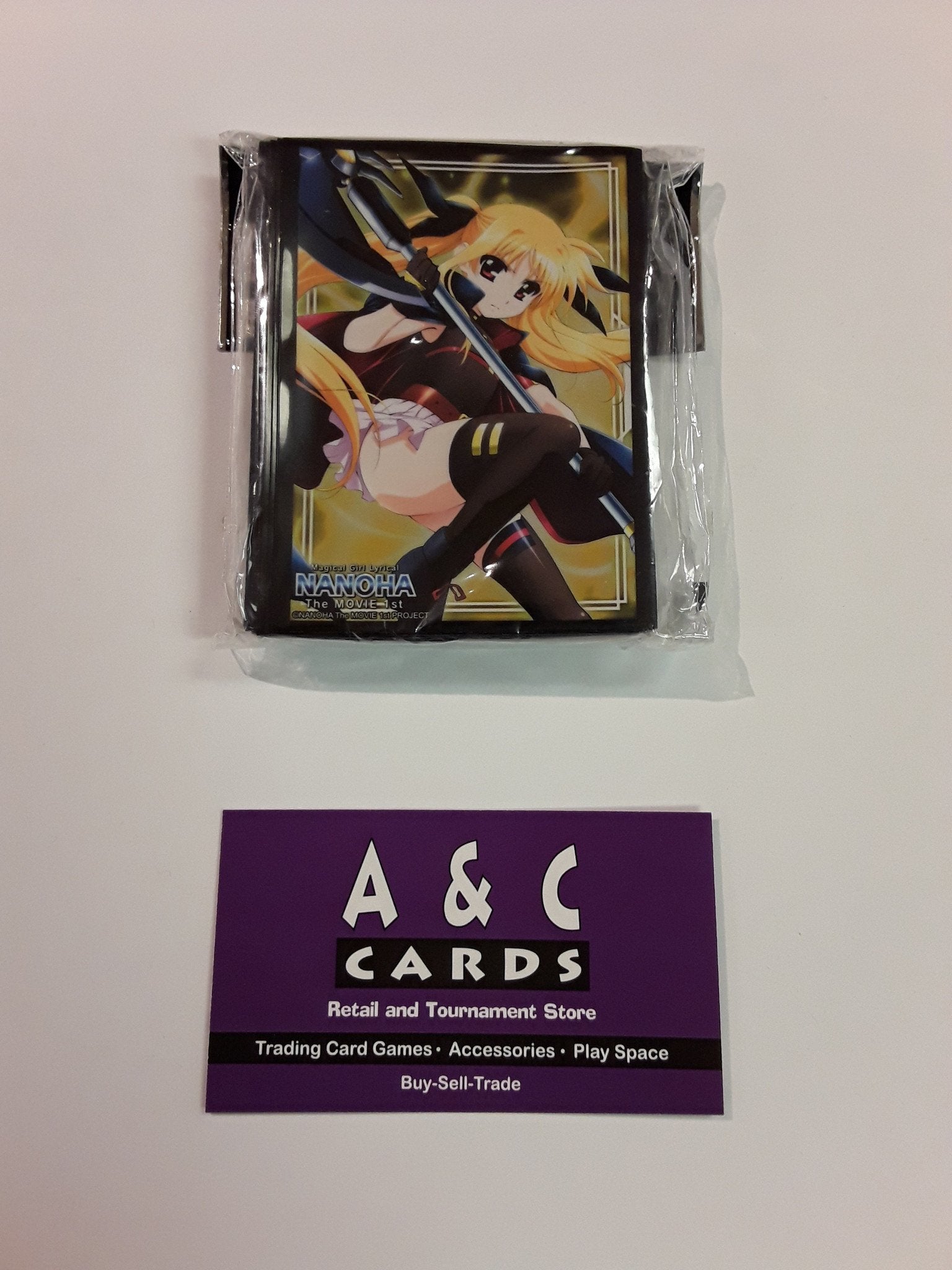 Character Sleeves "Fate Testarossa" #2 - 1 pack of Standard Size Sleeves 60pc. - Nanoha