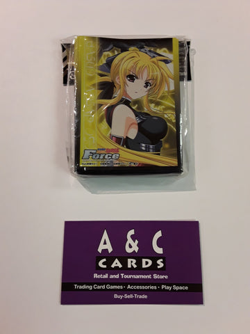 Character Sleeves "Fate Testarossa" #4 - 1 pack of Standard Size Sleeves 60pc. - Nanoha