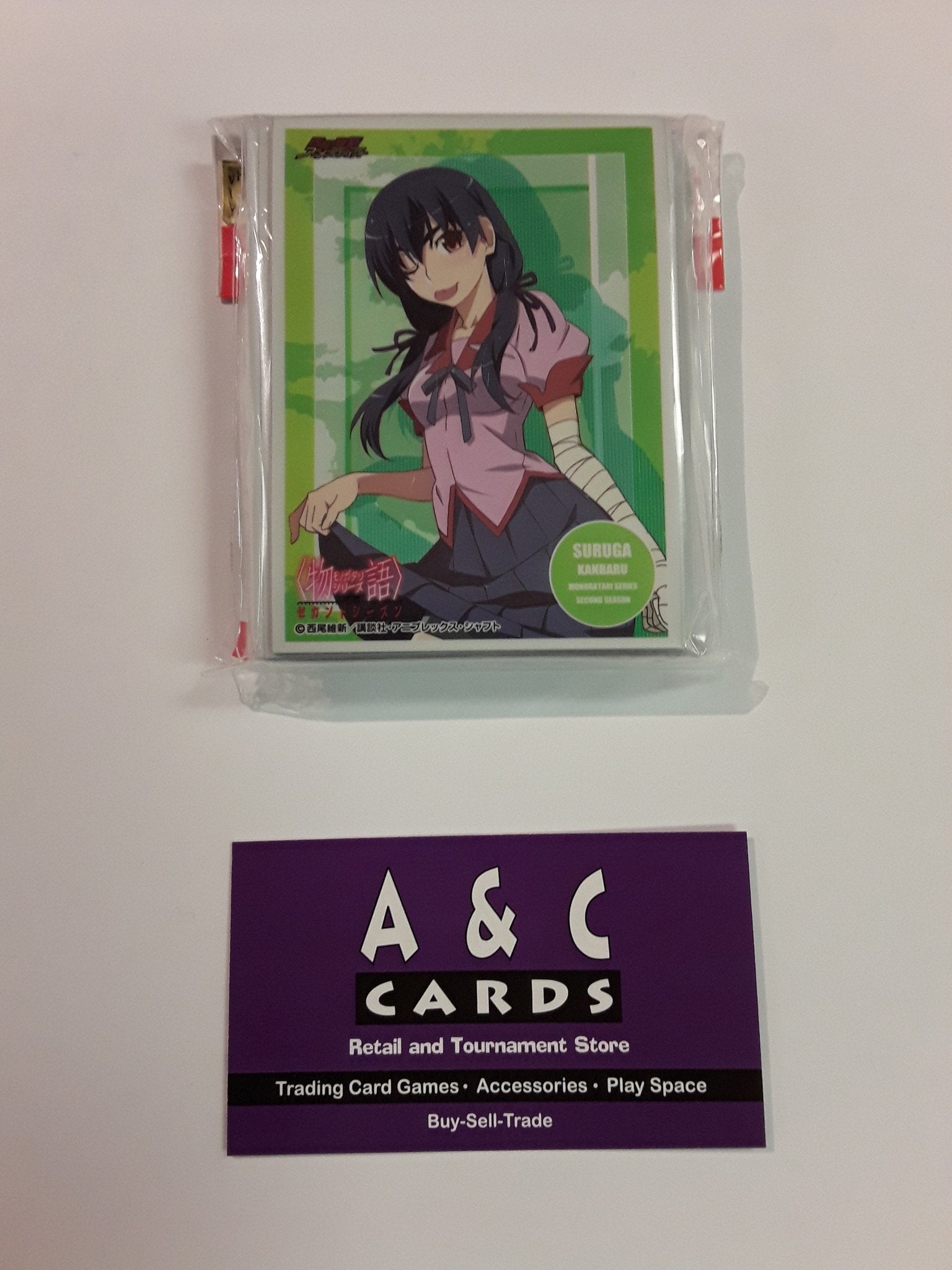 Character Sleeves "Suruga Kanbaru" #4 - 1 pack of Standard Size Sleeves 65pc. - Monogatari