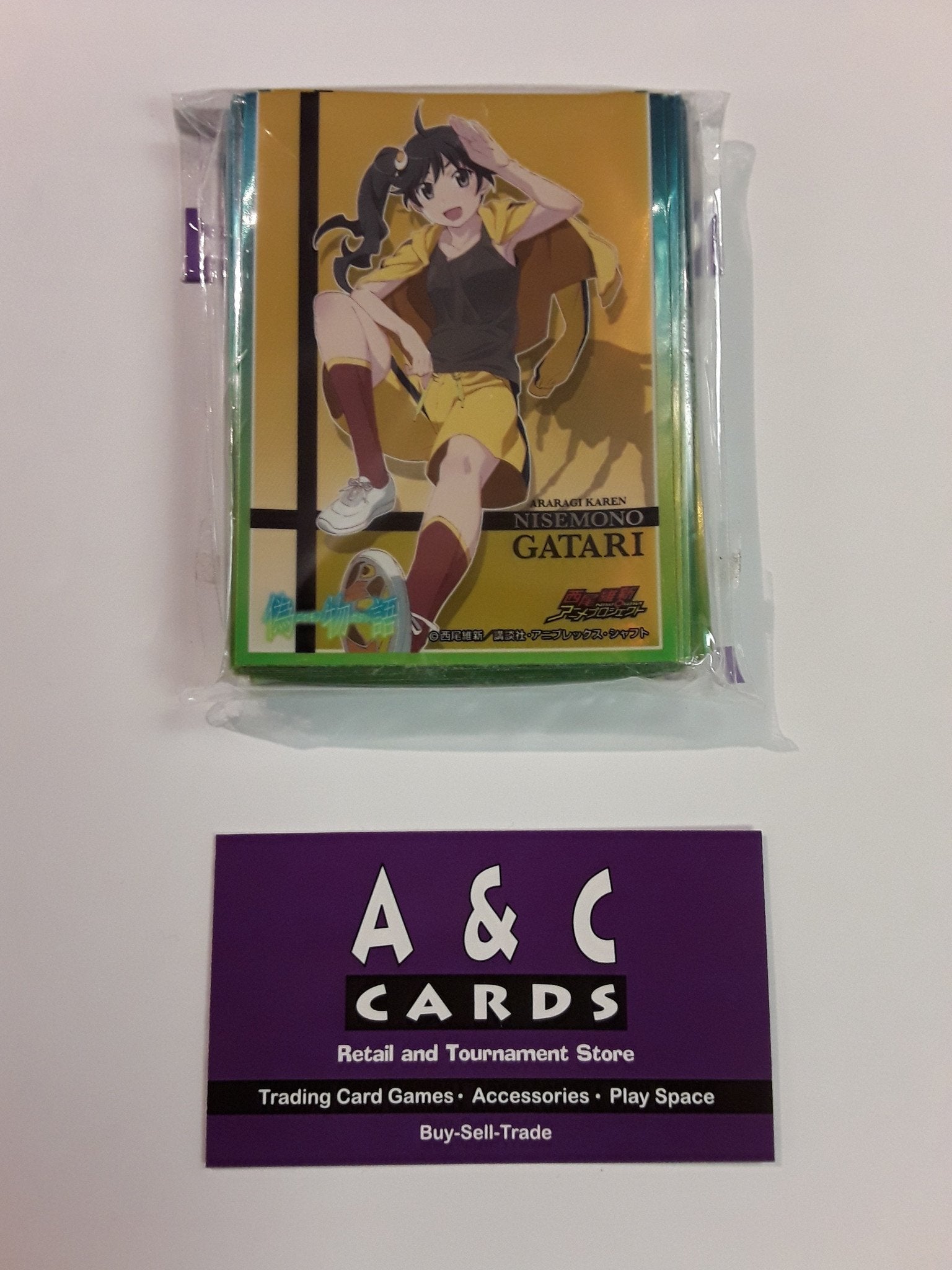 Character Sleeves "Aragi Karen" #1 - 1 pack of Standard Size Sleeves 65pc. - nisemonogatari