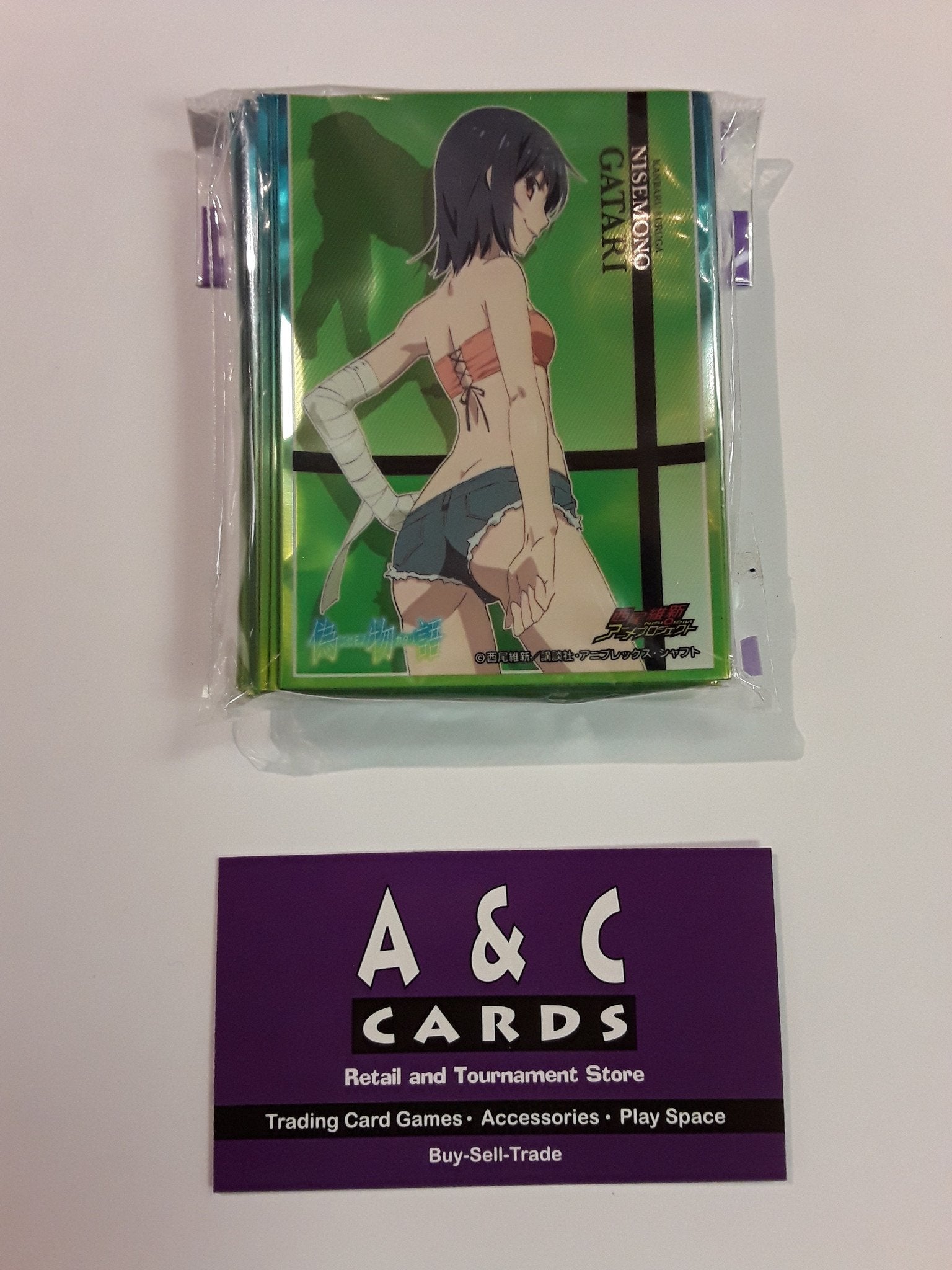 Character Sleeves "Suruga Hanbaru" - 1 pack of Standard Size Sleeves 65pc. - Nisemonogatari