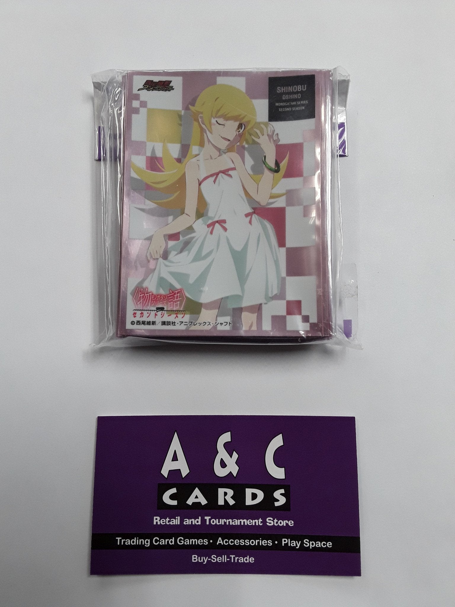 Character Sleeves "Oshino Shinobu" #1 - 1 pack of Standard Size Sleeve A & C Games Character Sleeves "Oshino Shinobu" #1 - 1 pack of Standard Size Sleeve A & C Games