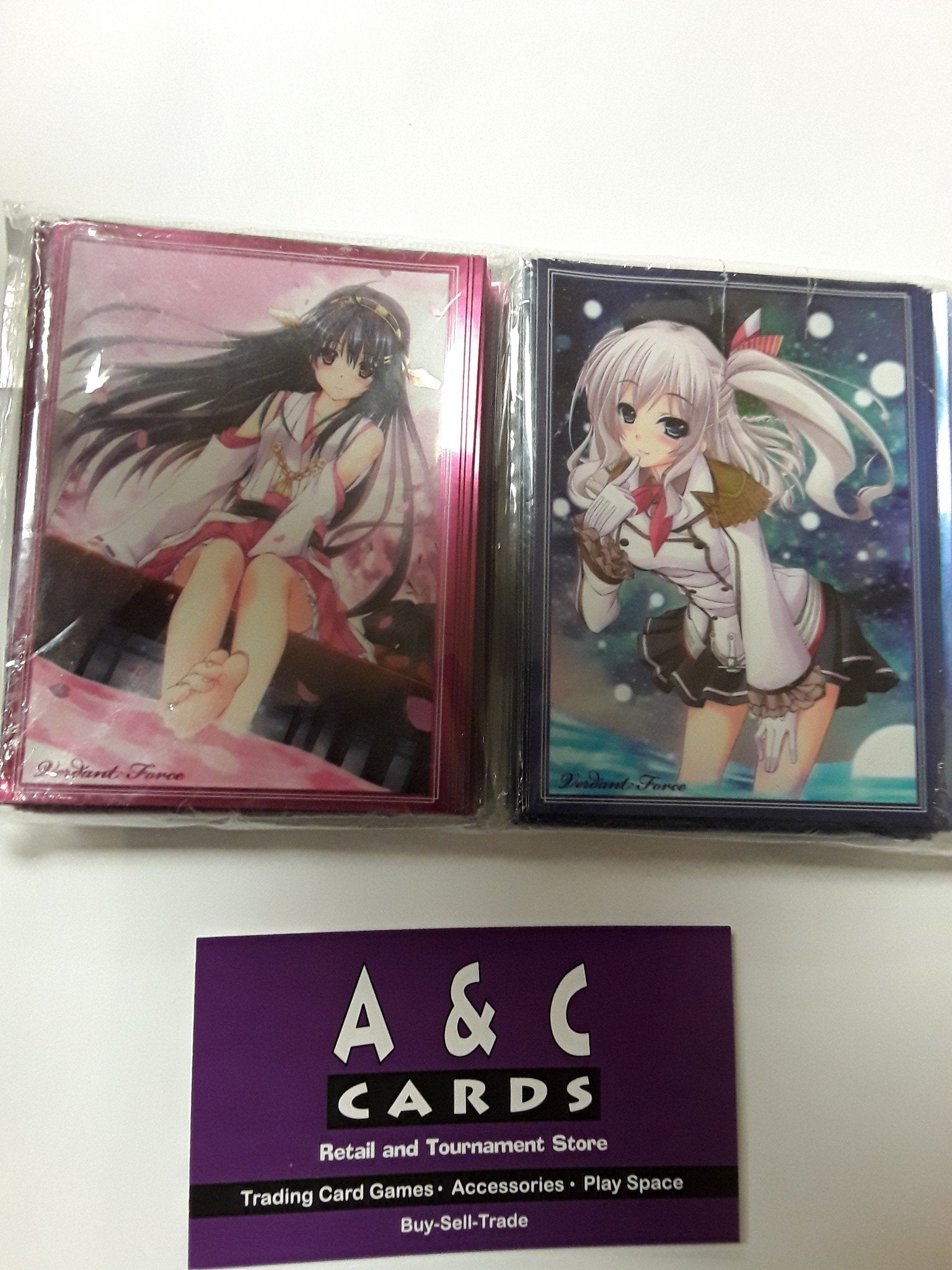 Character Sleeves "Haruna & Kashima" #1 (2 in 1) - 2 packs of Standard Size Sleeves - Kantai Collection