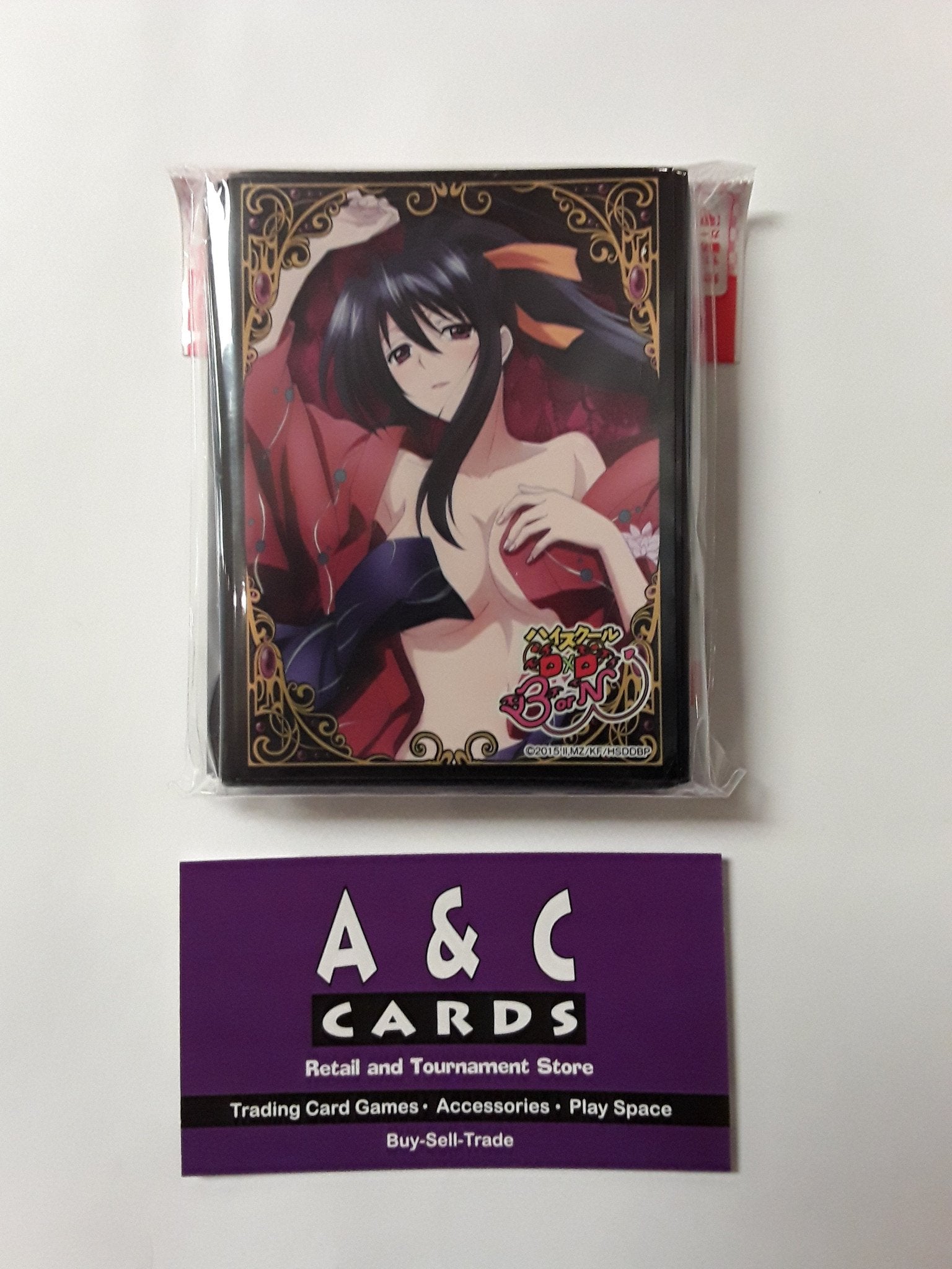 Character Sleeves "Akeno Himejima" #1 - 1 pack of Standard Size Sleeves 65pc.- High School DxD