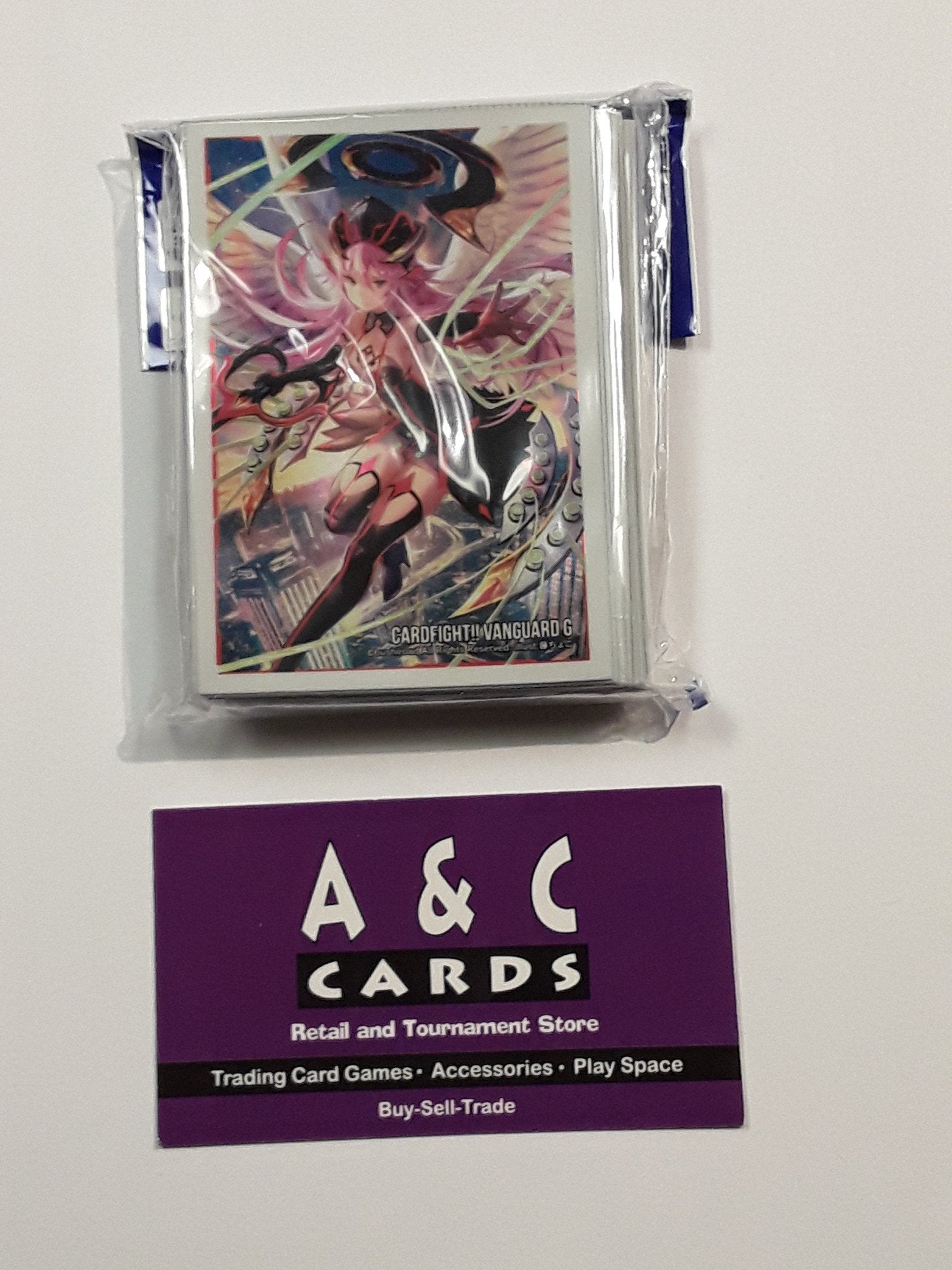 Character Sleeves "Black Seraph, Gavrail" #2 - 1 pack of Mini Sized Sleeves 70pc. - Cardfight! Vanguard