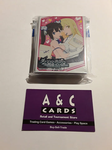 Character Sleeves "Hestia & Aines" #1 - 1 pack of Standard Size Sleeves 65pc - Danmachi