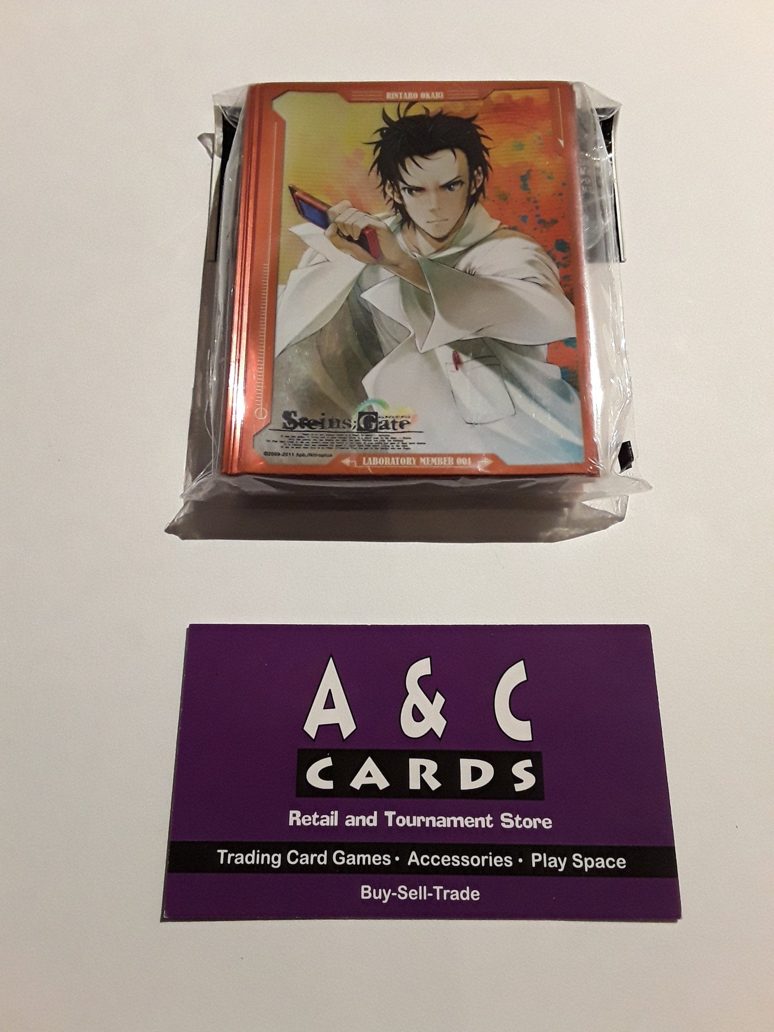 Character Sleeves "Okabe Rintaro" #1 - 1 pack of Standard Size Sleeves 60pc - Steins Gate