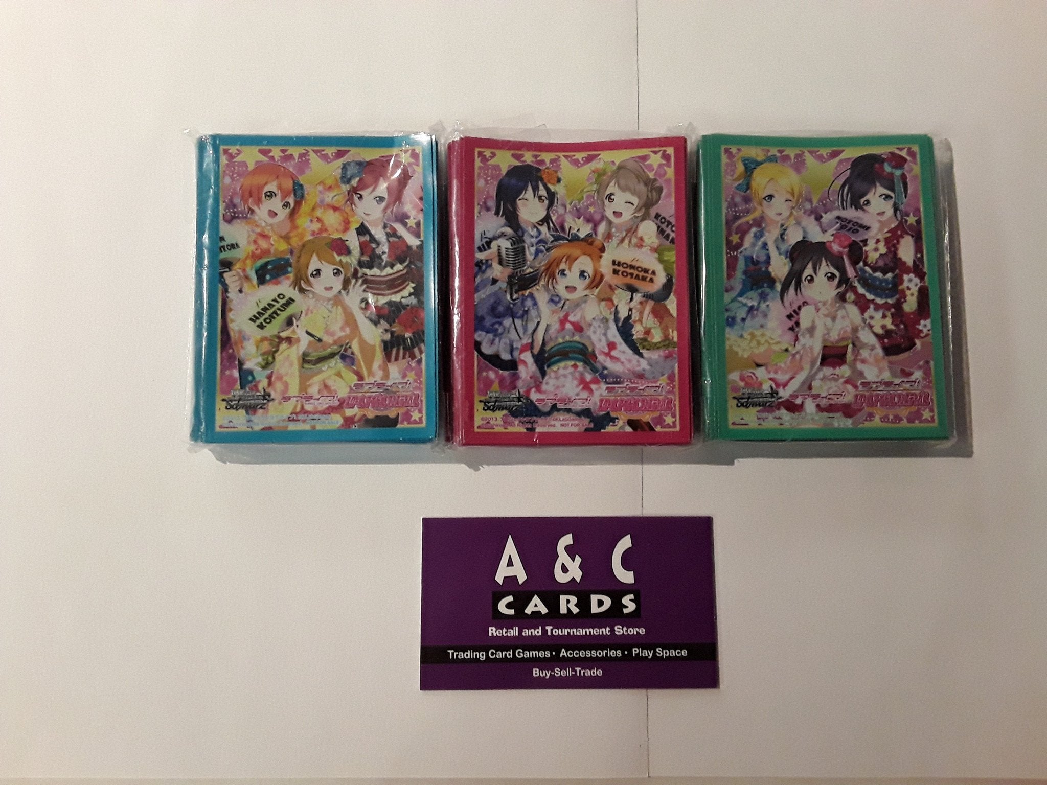 Character Sleeves "Love Live SIF volume. 2" #1 (3 in 1) - 3 packs of Standard Size Sleeves - Love Live