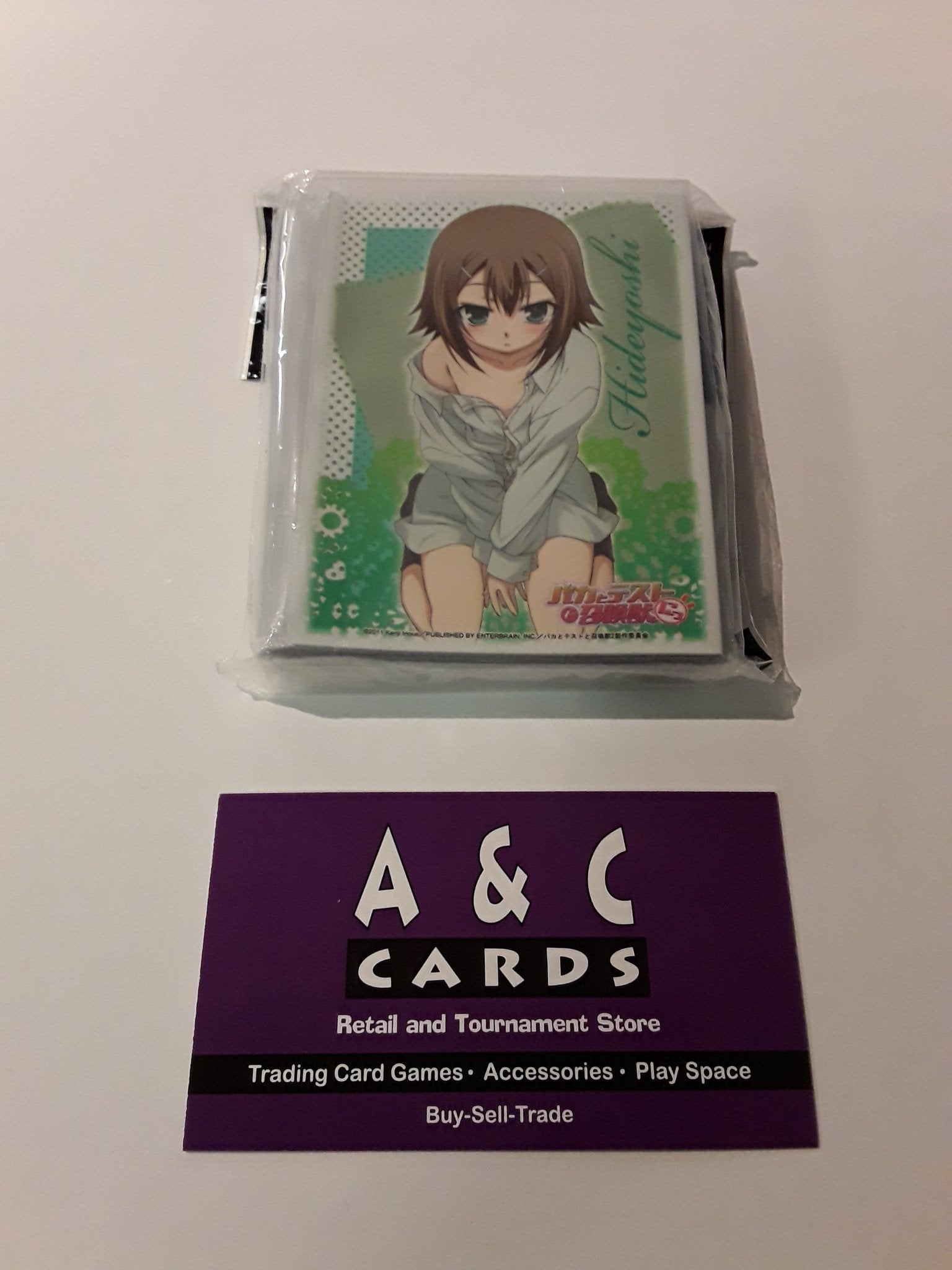 Character Sleeves "Hideyoshi Kinoshita" #1 - 1 pack of Standard Size Sleeves 60pc - Baka to Test to Shoukanjuu