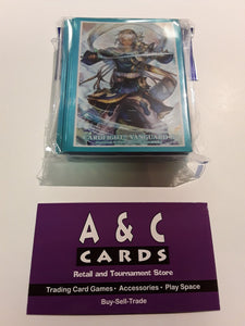 Character Sleeves "Blazing Sword, Fides" #1 - 1 pack of Mini Size Sleeves 70pc - Cardfight!! Vanguard
