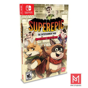 SuperEpic: The Entertainment War - Badge Edition (Limited Run Games) - Switch