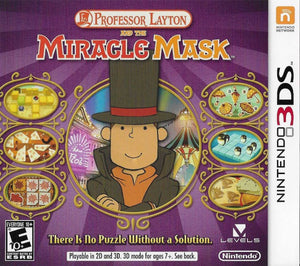 Professor Layton and The Miracle Mask - 3DS (Pre-owned)