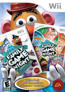 Hasbro Family Game Night 1 & 2 Bundle - Wii (Pre-owned)