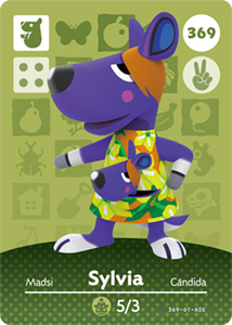 369 Sylvia Authentic Animal Crossing Amiibo Card - Series 4