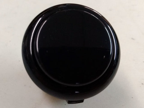 Sanwa Button Solid Colour OBSF-30mm Snap-In Pushbutton (Black)