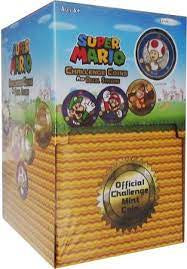 Super Mario Challenge Coin Plus Decal Sticker (24 Packs In Original Display Box)