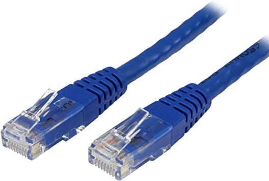 Networking LAN Cat6 24AWG Cable 8P8C 4 Twisted Pairs, Stranded Pure Copper 7 ft Ethernet Cable