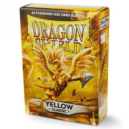 Dragon Shield - Standard Classic Sleeves - Yellow 60ct