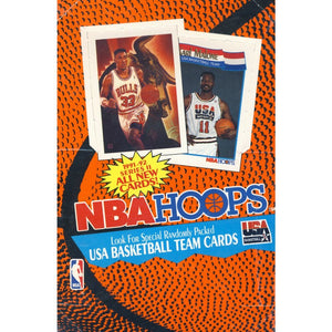 1991-92 NBA Hoops Series 2 Basketball Wax Box (36 Packs Per Box)
