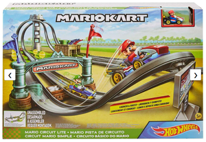 Hot Wheels Mario Kart Mario Circuit Lite Track Set