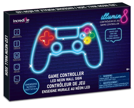 Game Controller LED Neon Wall Sign – A & C Games