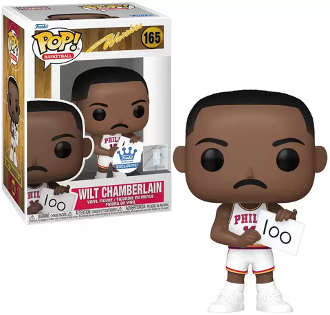 Funko POP! Basketball: Philadelphia Warriors White Jersey - Wilt Chamberlain #165 Exclusive Vinyl Figure