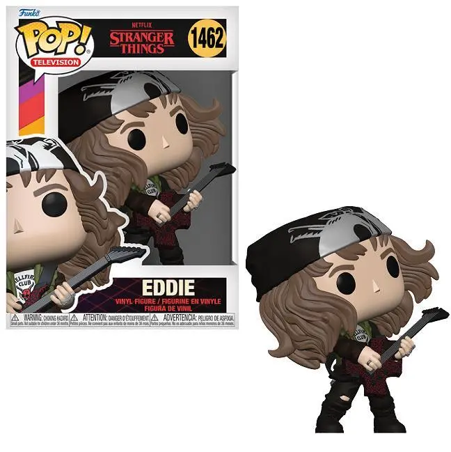 Funko POP! Television: Stranger Things - Eddie with Guitar #1462 Vinyl Figure