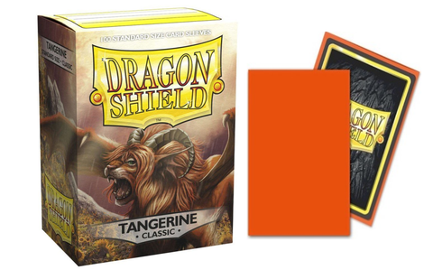 Dragon Shield - Standard Size Classic Sleeves 100ct - Tangerine
