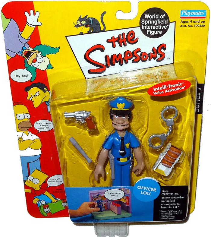 Simpsons World of Springfield Interactive Figure - Officer Lou