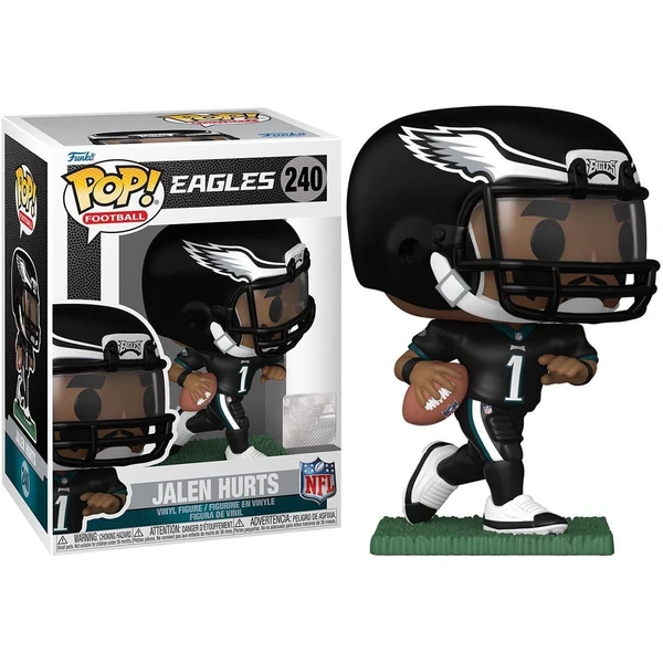 Funko POP! Football: Philadelphia Eagles Black Jersey - Jalen Hurts #240 Vinyl Figure