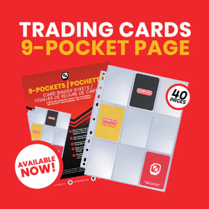 Evoretro - 9 Pocket Binder Pages for Trading Cards – 40 Pages