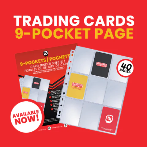 trading card binder sheets Evoretro