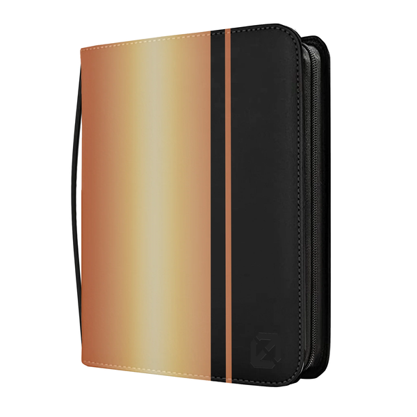 Evoretro - 9 Pocket Shield + Toploader Binder - Black-Gold