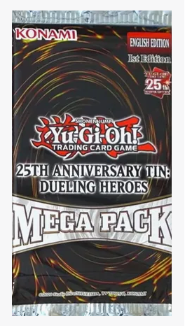 Yu-Gi-Oh! 25th Anniversary Tin: Dueling Heroes Mega Pack 1st Edition