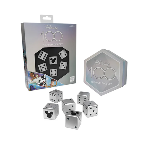 Disney 100 Premium 6 Piece Dice Set