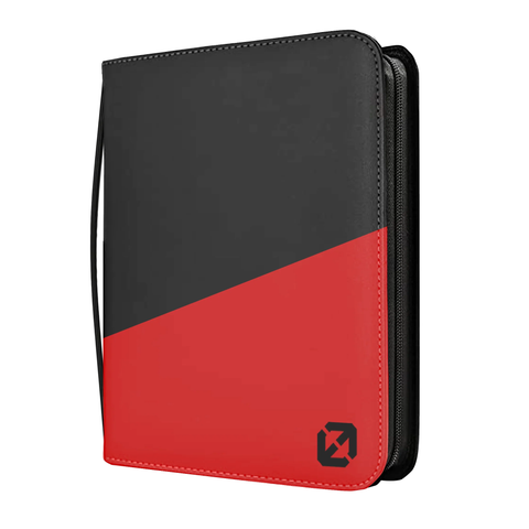 Evoretro - 9 Pocket Shield + Toploader Binder - Black-Red