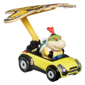 Hot Wheels Mario Kart Bowser Jr. Sports Coupe + Bowser Kite