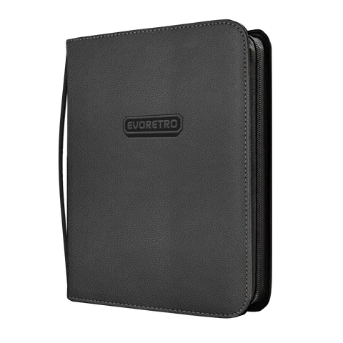 Evoretro - 9 Pocket Shield + Toploader Binder - Black