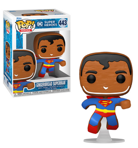 Funko POP! Heroes: DC Super Heroes - Gingerbread Superman #443 Vinyl Figure