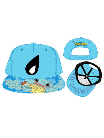 POKÃMON - SQUIRTLE - Sublimated Camo Bill Blue Snapback