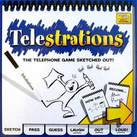 Telestrations: The Telephone Game Sketched Out - Board Game