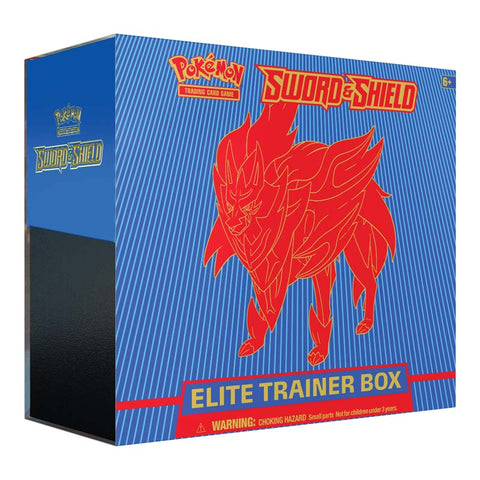 Pokemon Sword & Shield Elite Trainer Box - Zamazenta (Blue Box)