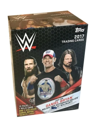 2017 Topps WWE Wrestling 10 Pack Blaster Box - Daniel Bryan Version (Box Wear)