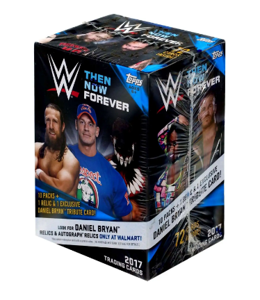 2017 Topps WWE Wrestling Then Now Forever 10 Pack Blaster Box