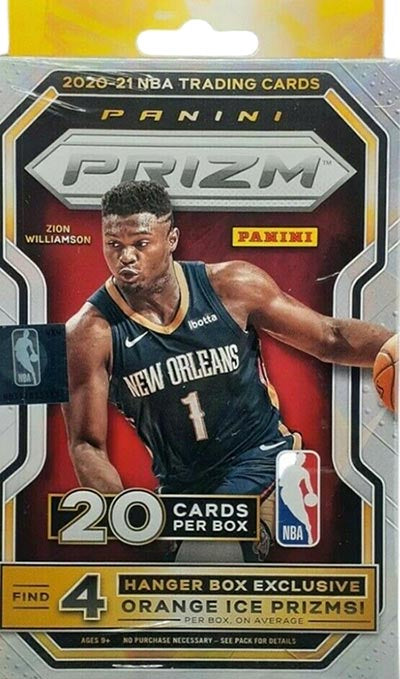 2020-21 Panini Prizm Basketball Trading Card Hanger Box