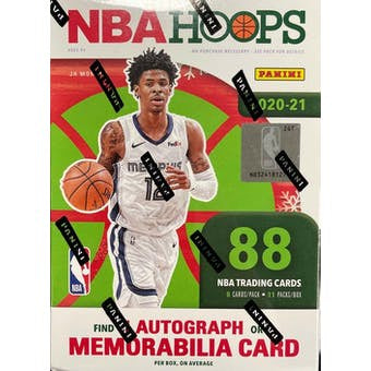 2020-21 Panini NBA Hoops Basketball Holiday Winter 11-Pack Blaster Box