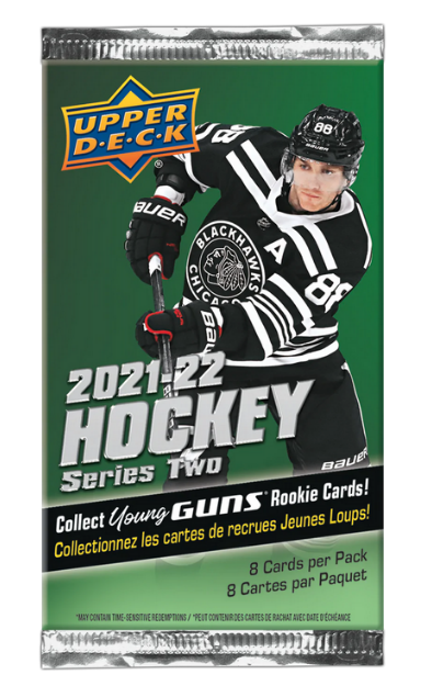 2021-22 Upper Deck Series 2 Hockey Blaster Pack